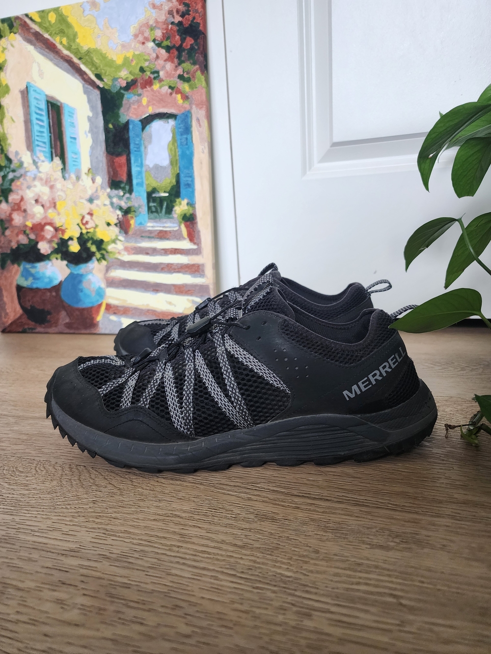 Merrell Men’s Trail Hiking Shoes Black Grey US 11.5 EU 46